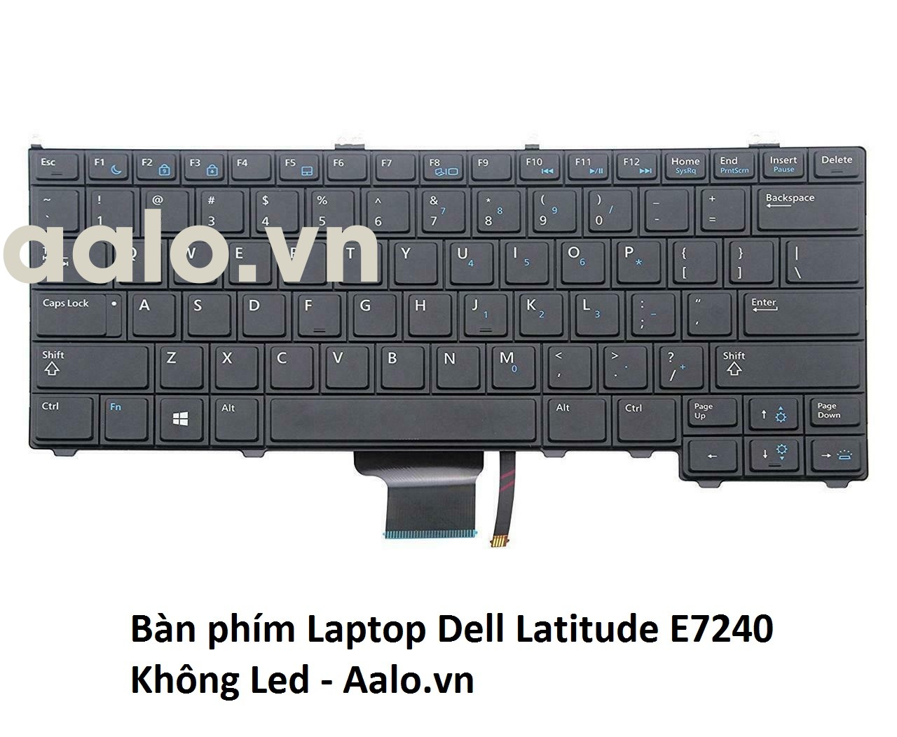 Bàn phím Laptop Dell Latitude E7240 Không Led